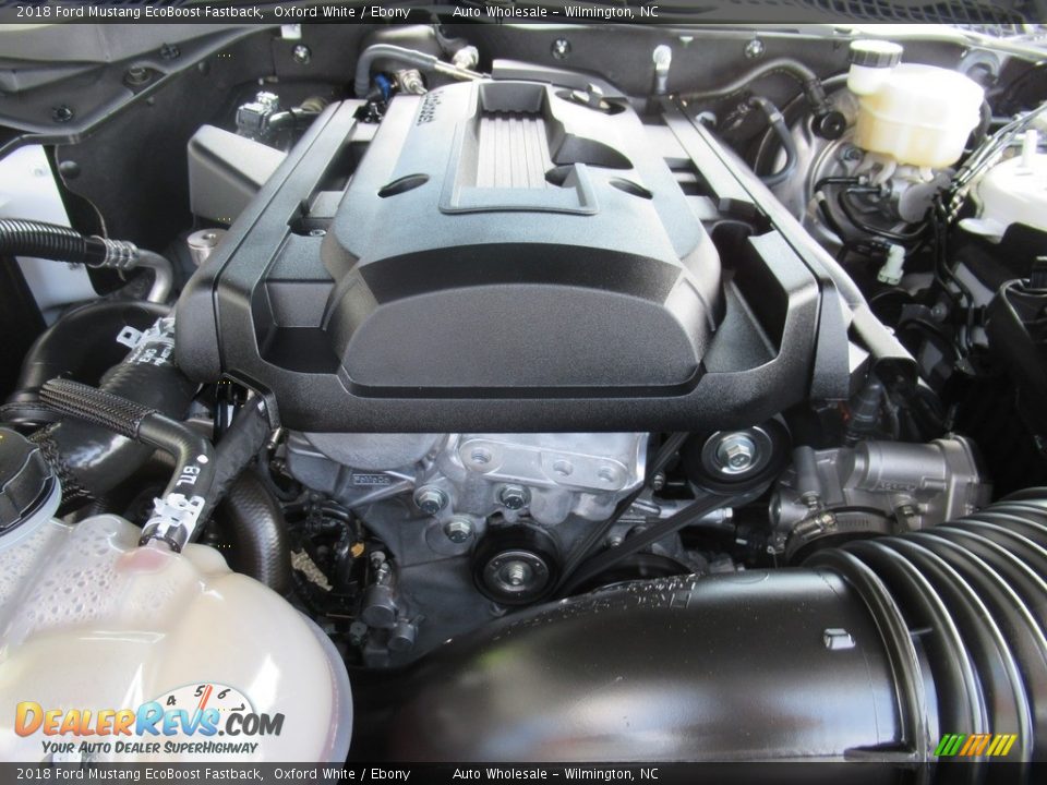 2018 Ford Mustang EcoBoost Fastback Oxford White / Ebony Photo #6