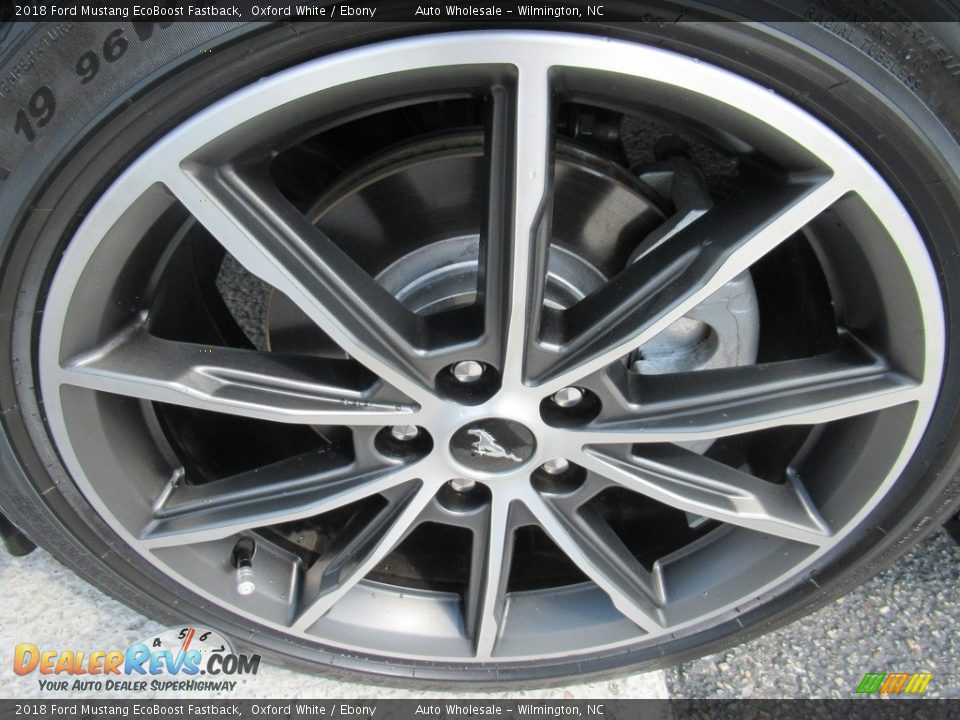 2018 Ford Mustang EcoBoost Fastback Oxford White / Ebony Photo #7