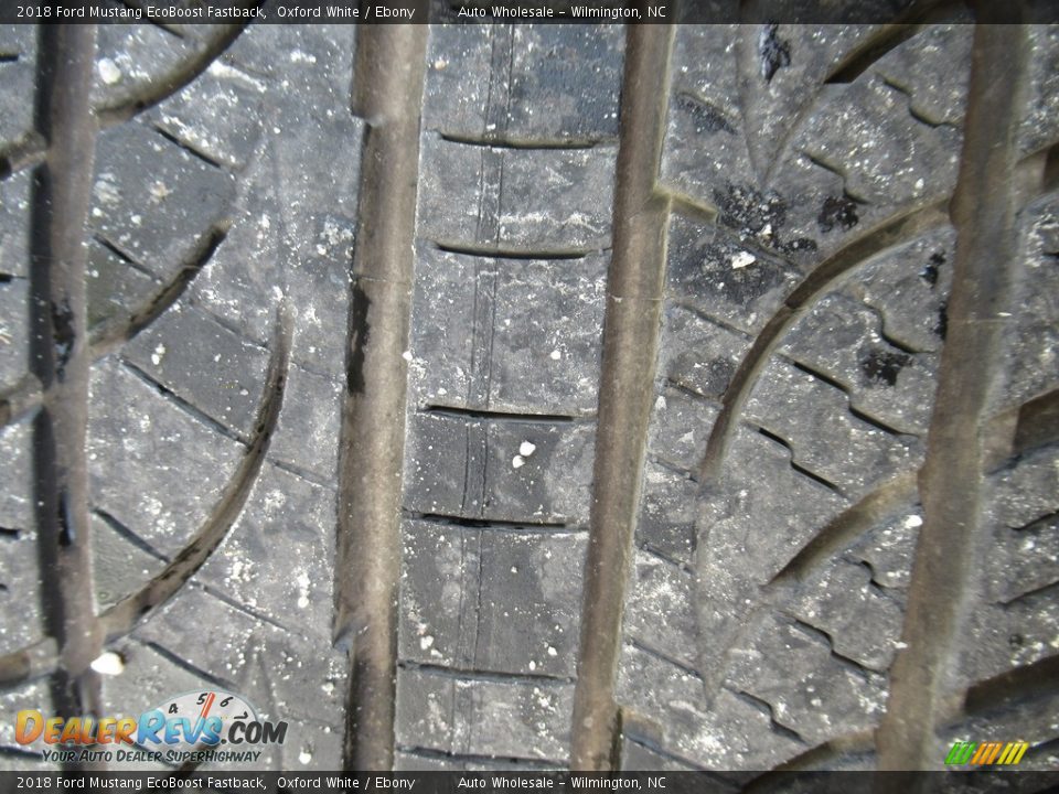 2018 Ford Mustang EcoBoost Fastback Oxford White / Ebony Photo #9