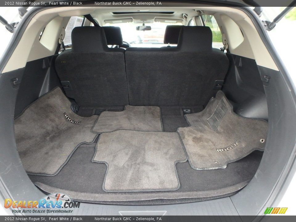 2012 Nissan Rogue SV Pearl White / Black Photo #11