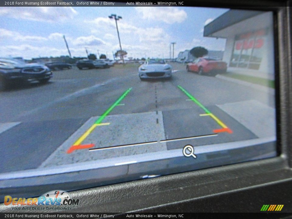 2018 Ford Mustang EcoBoost Fastback Oxford White / Ebony Photo #19