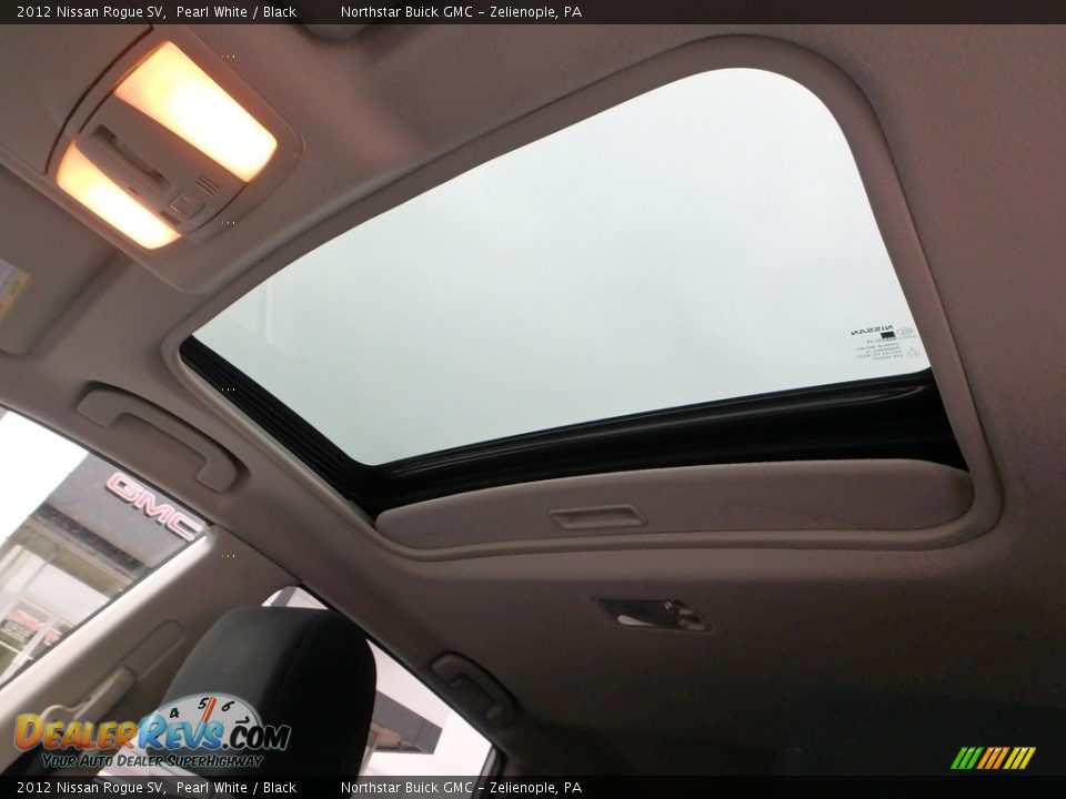 2012 Nissan Rogue SV Pearl White / Black Photo #22