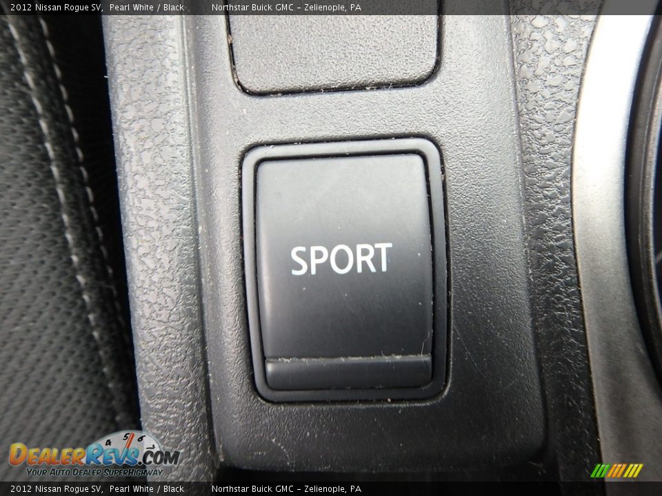 2012 Nissan Rogue SV Pearl White / Black Photo #23