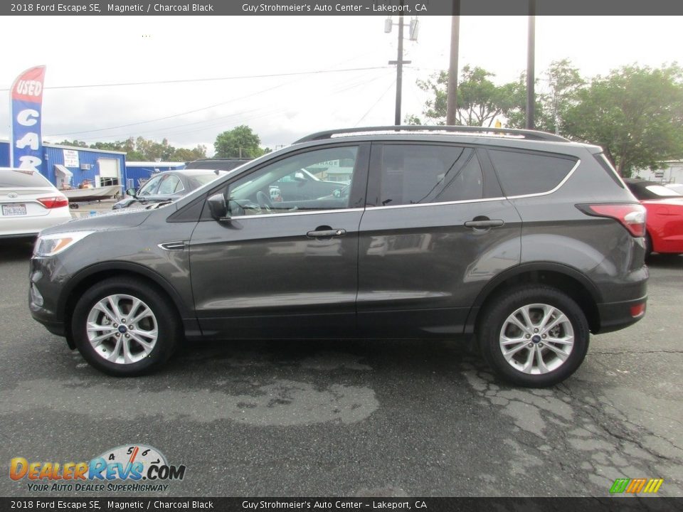 2018 Ford Escape SE Magnetic / Charcoal Black Photo #4
