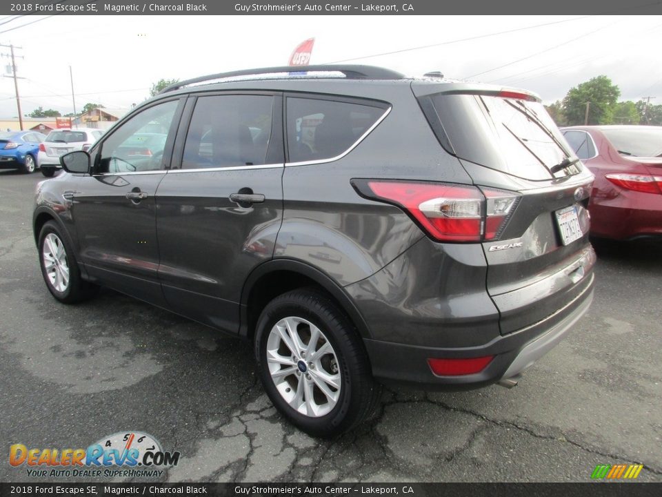 2018 Ford Escape SE Magnetic / Charcoal Black Photo #5