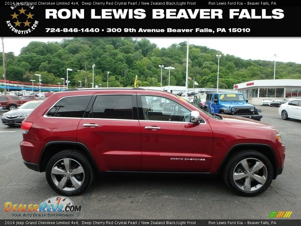 2014 Jeep Grand Cherokee Limited 4x4 Deep Cherry Red Crystal Pearl / New Zealand Black/Light Frost Photo #1