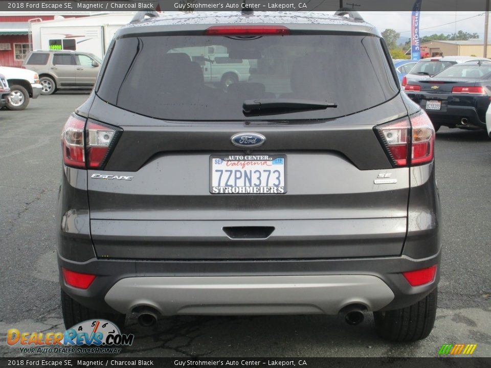2018 Ford Escape SE Magnetic / Charcoal Black Photo #6