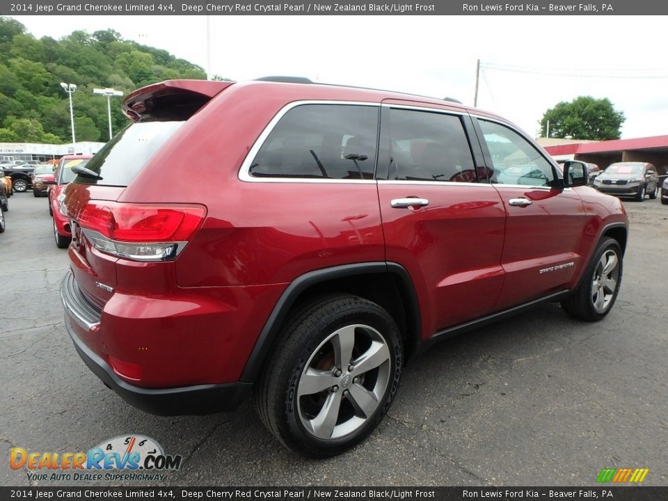 2014 Jeep Grand Cherokee Limited 4x4 Deep Cherry Red Crystal Pearl / New Zealand Black/Light Frost Photo #2