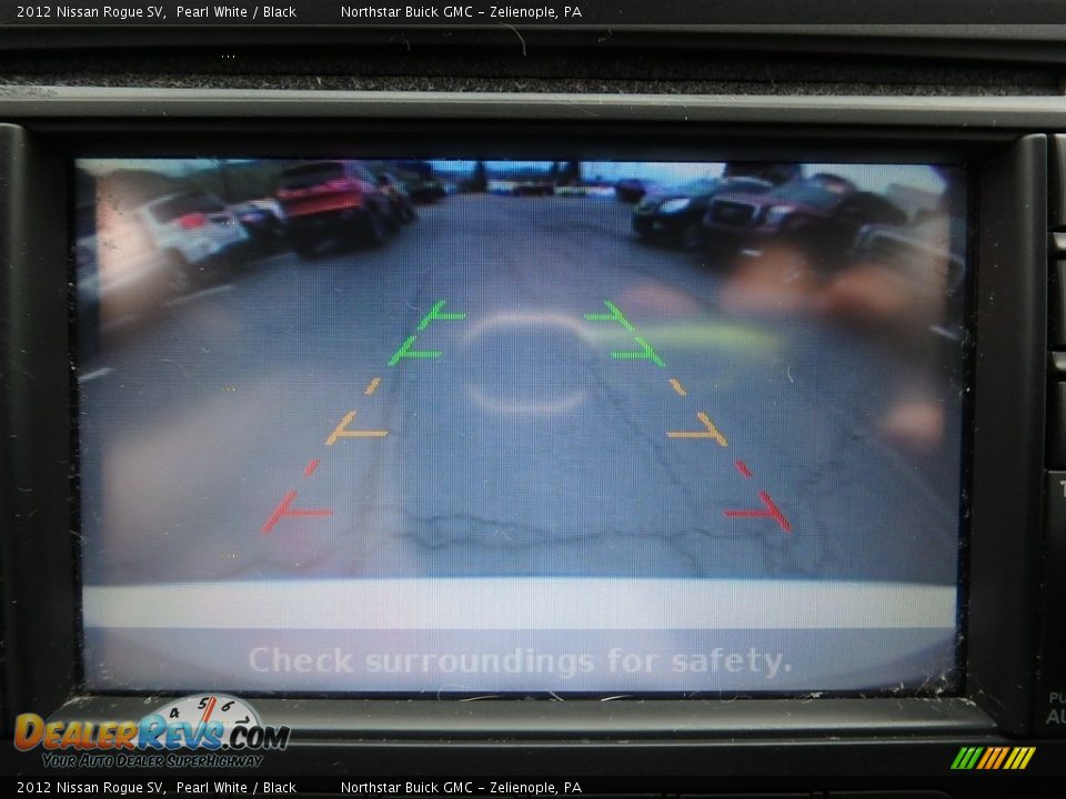 2012 Nissan Rogue SV Pearl White / Black Photo #29