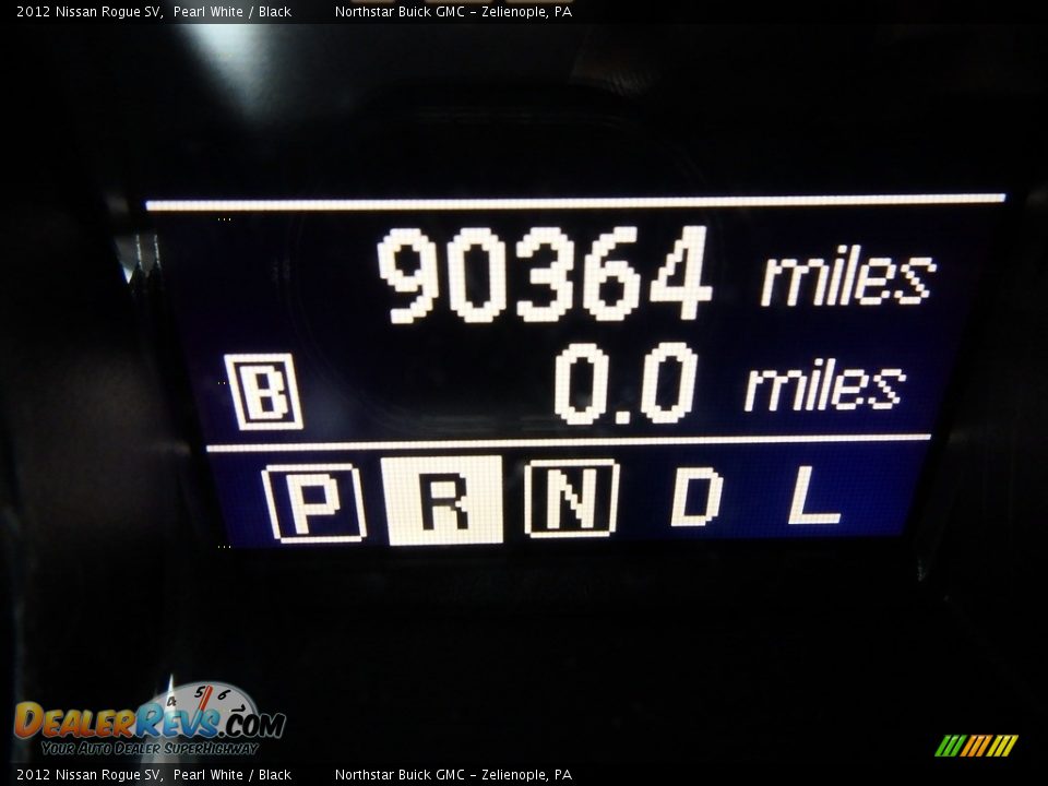 2012 Nissan Rogue SV Pearl White / Black Photo #30