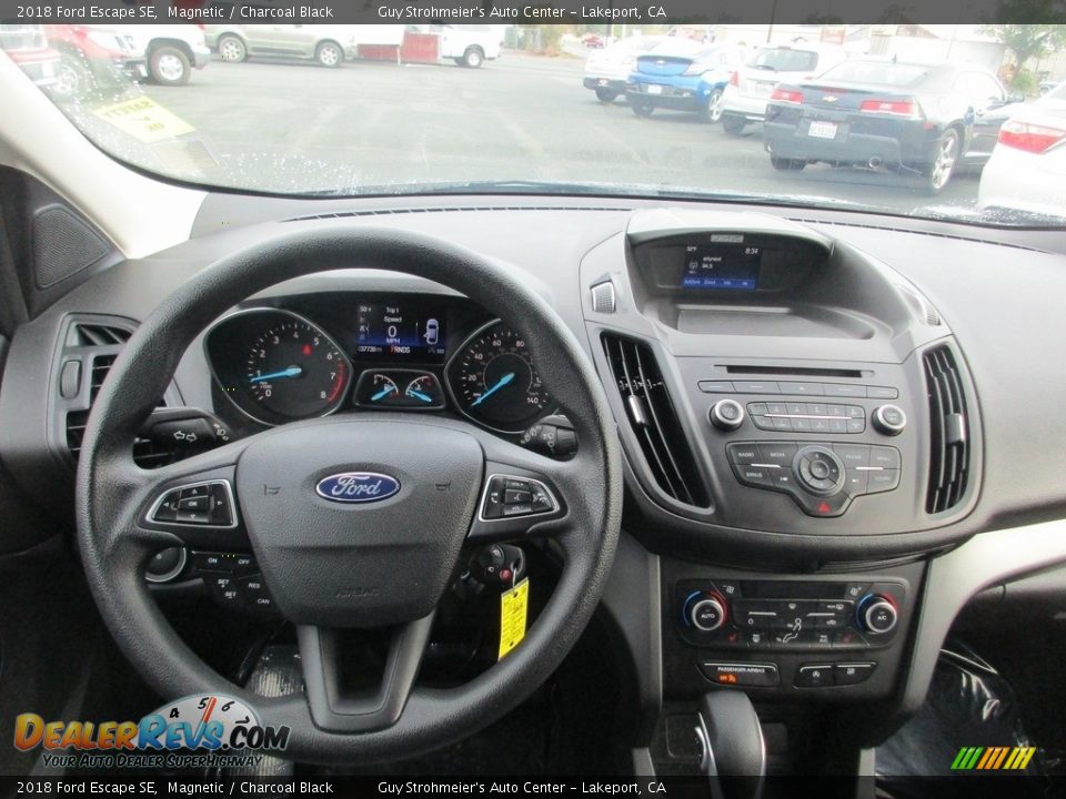 2018 Ford Escape SE Magnetic / Charcoal Black Photo #10