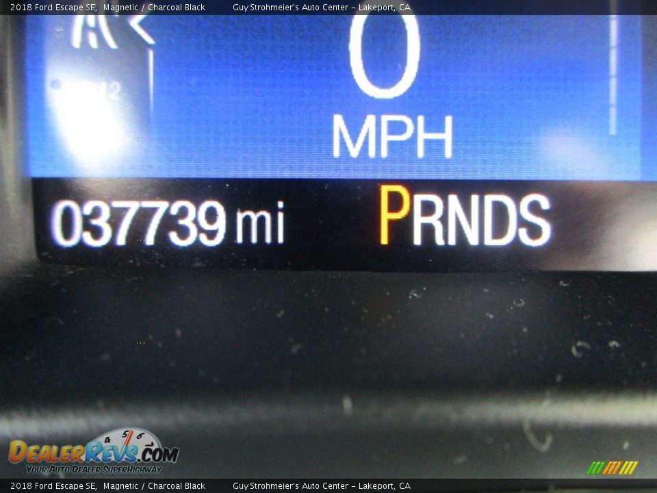 2018 Ford Escape SE Magnetic / Charcoal Black Photo #11