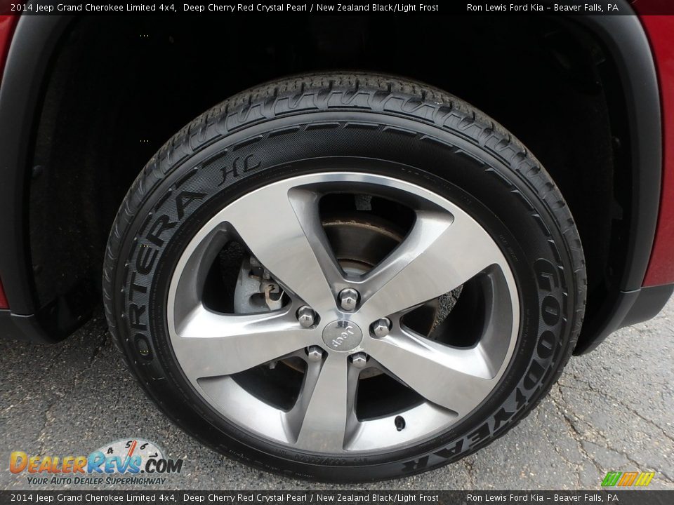 2014 Jeep Grand Cherokee Limited 4x4 Deep Cherry Red Crystal Pearl / New Zealand Black/Light Frost Photo #10