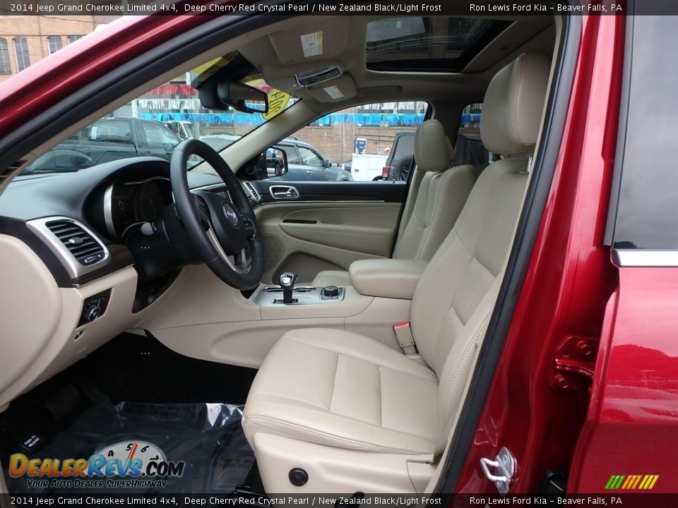2014 Jeep Grand Cherokee Limited 4x4 Deep Cherry Red Crystal Pearl / New Zealand Black/Light Frost Photo #12