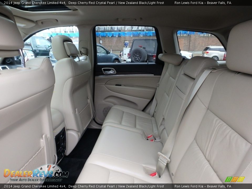 2014 Jeep Grand Cherokee Limited 4x4 Deep Cherry Red Crystal Pearl / New Zealand Black/Light Frost Photo #13