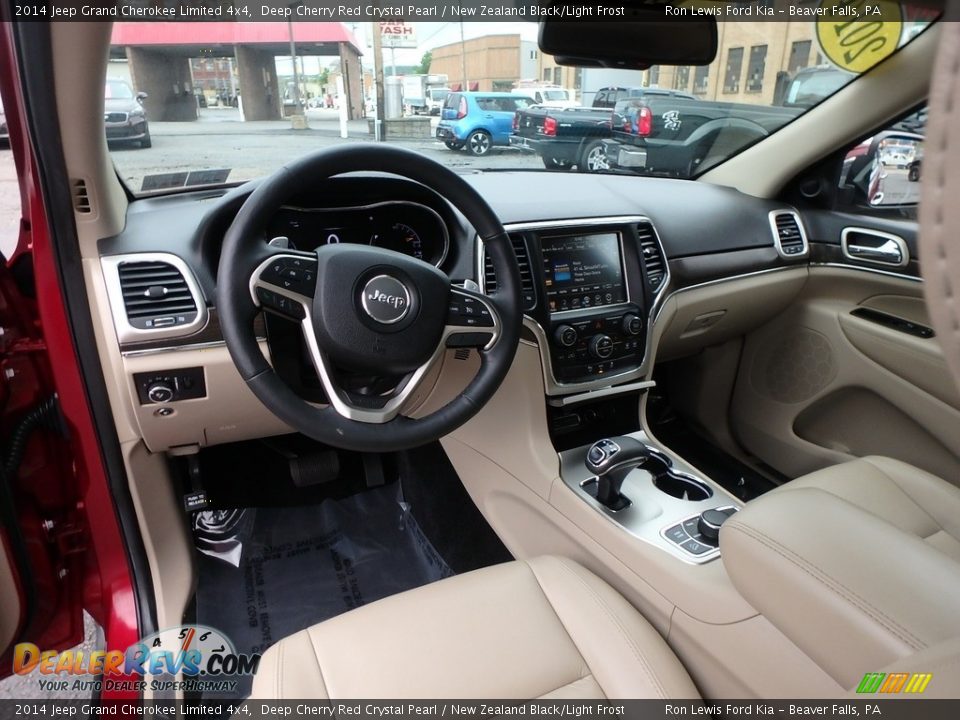 2014 Jeep Grand Cherokee Limited 4x4 Deep Cherry Red Crystal Pearl / New Zealand Black/Light Frost Photo #14