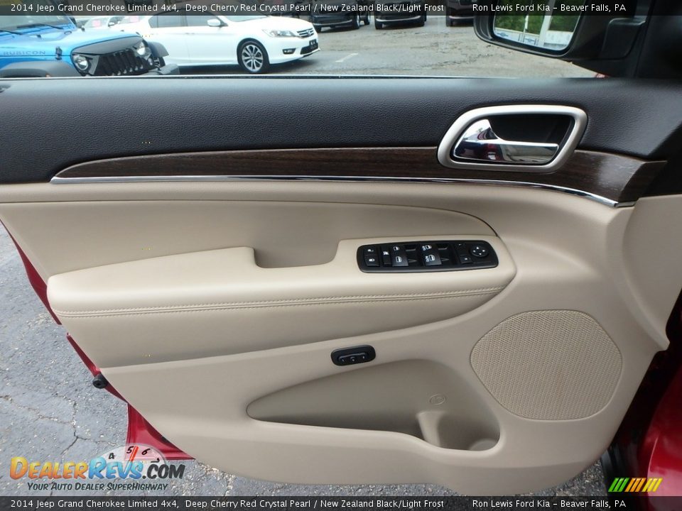 2014 Jeep Grand Cherokee Limited 4x4 Deep Cherry Red Crystal Pearl / New Zealand Black/Light Frost Photo #15