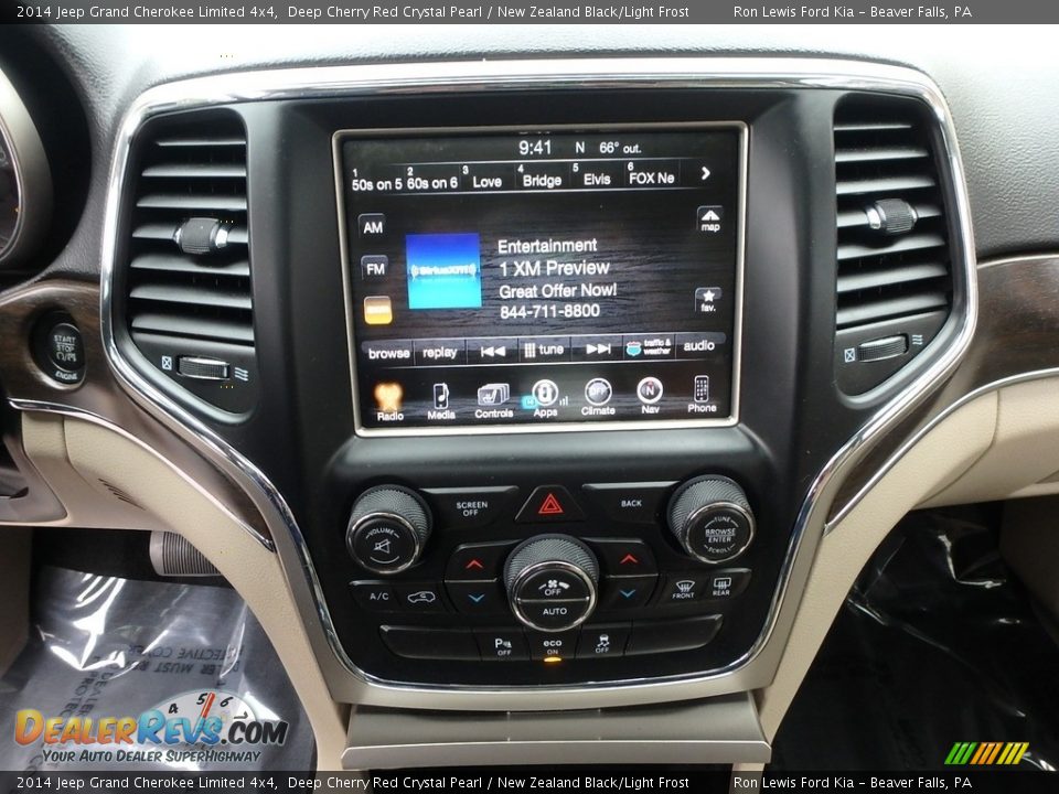 2014 Jeep Grand Cherokee Limited 4x4 Deep Cherry Red Crystal Pearl / New Zealand Black/Light Frost Photo #19