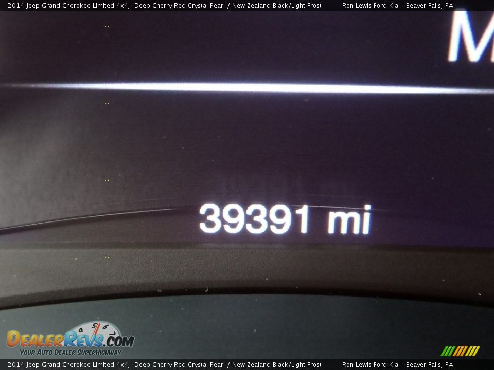 2014 Jeep Grand Cherokee Limited 4x4 Deep Cherry Red Crystal Pearl / New Zealand Black/Light Frost Photo #20