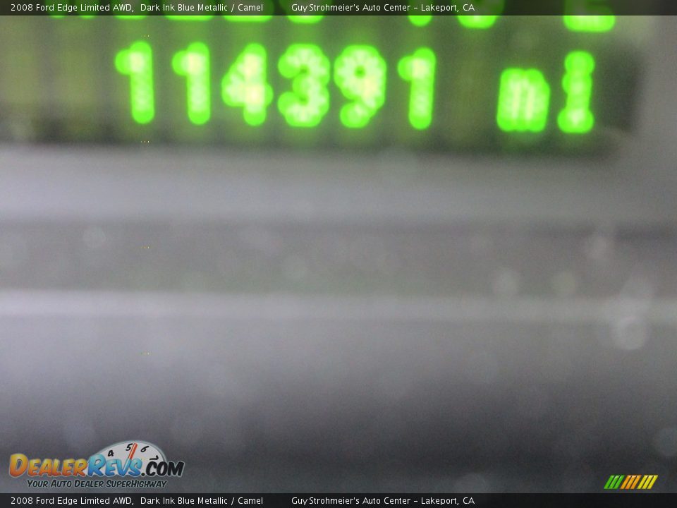 2008 Ford Edge Limited AWD Dark Ink Blue Metallic / Camel Photo #11