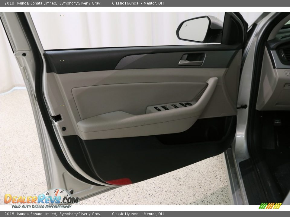 2018 Hyundai Sonata Limited Symphony Silver / Gray Photo #4