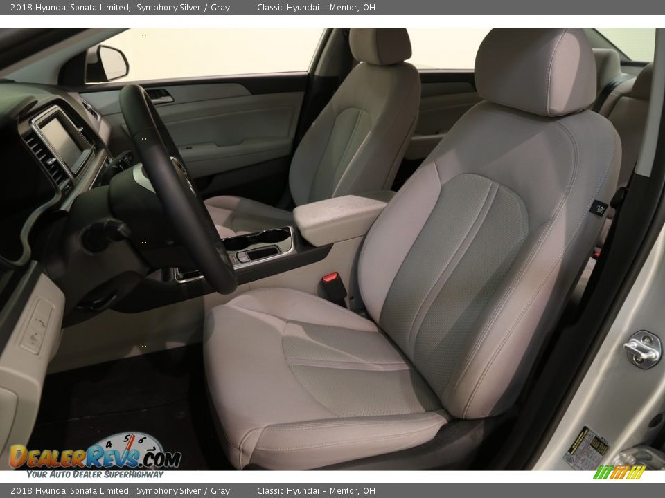 2018 Hyundai Sonata Limited Symphony Silver / Gray Photo #5