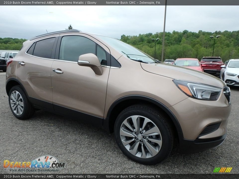 2019 Buick Encore Preferred AWD Coppertino Metallic / Ebony Photo #3