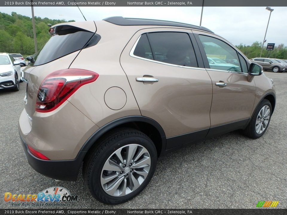 2019 Buick Encore Preferred AWD Coppertino Metallic / Ebony Photo #5