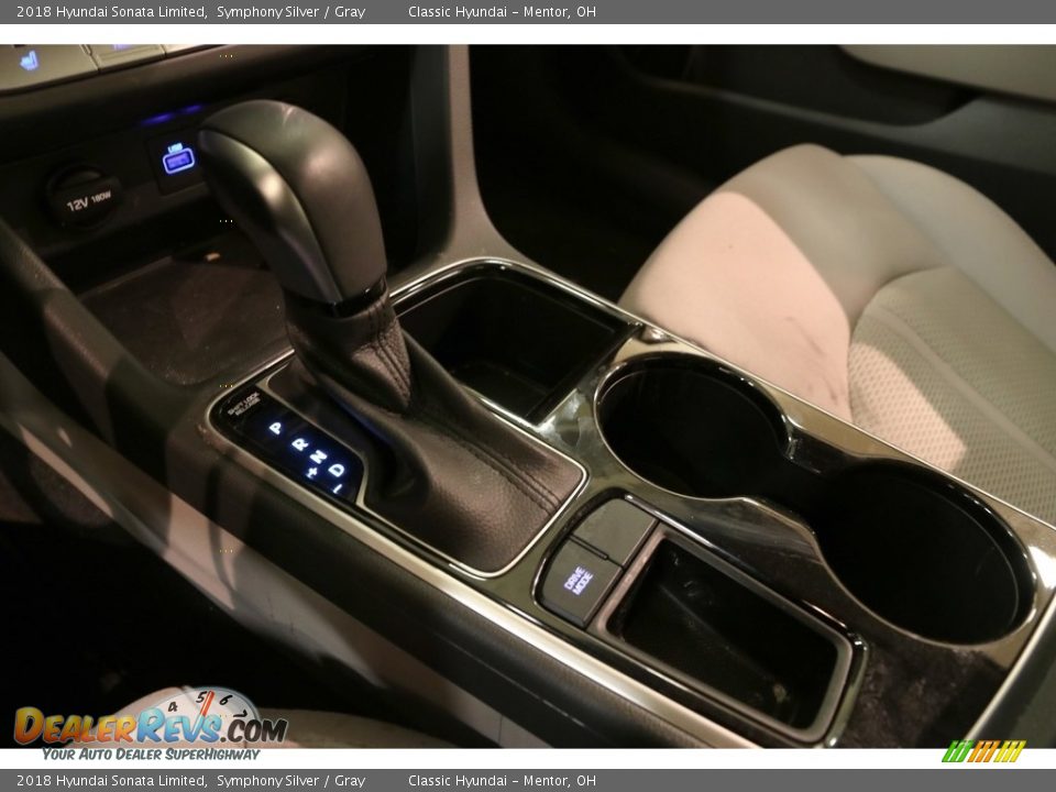 2018 Hyundai Sonata Limited Symphony Silver / Gray Photo #16