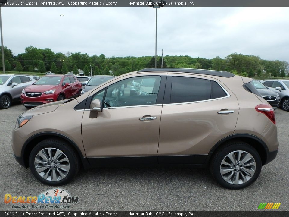 2019 Buick Encore Preferred AWD Coppertino Metallic / Ebony Photo #9