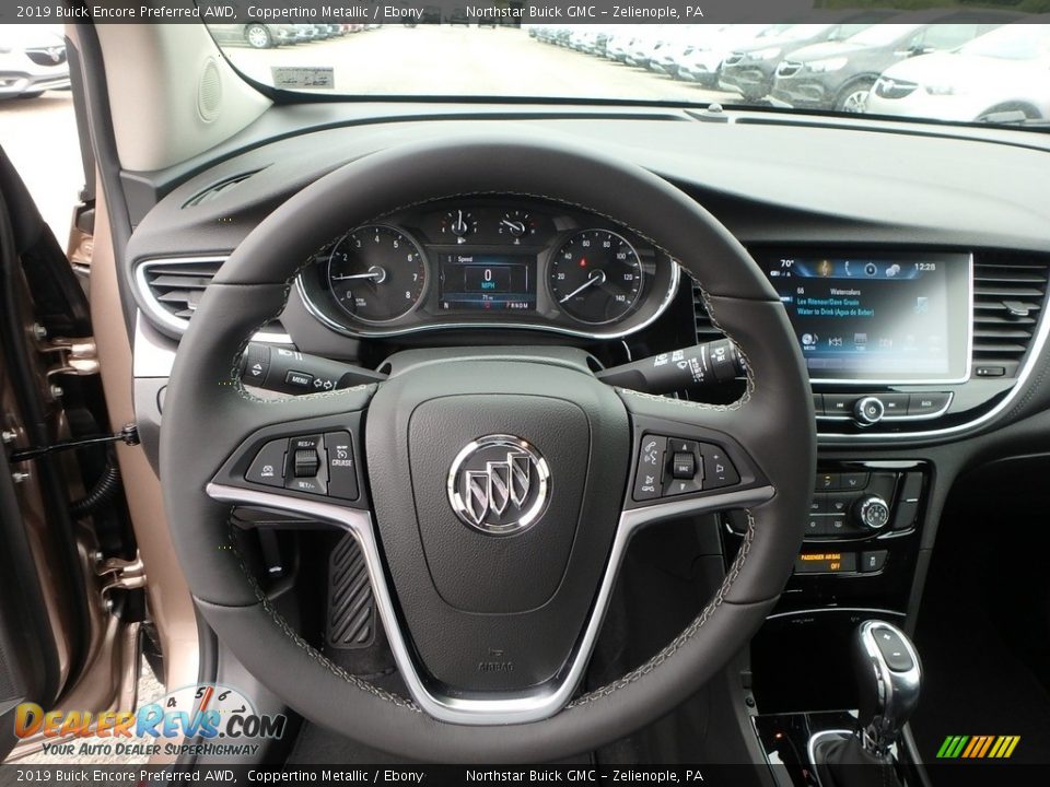 2019 Buick Encore Preferred AWD Coppertino Metallic / Ebony Photo #17