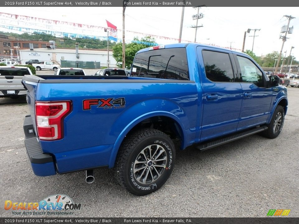 2019 Ford F150 XLT SuperCrew 4x4 Velocity Blue / Black Photo #2