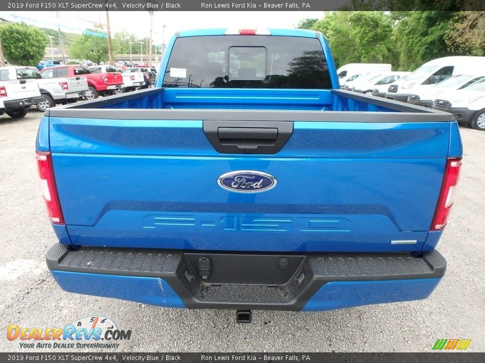 2019 Ford F150 XLT SuperCrew 4x4 Velocity Blue / Black Photo #3