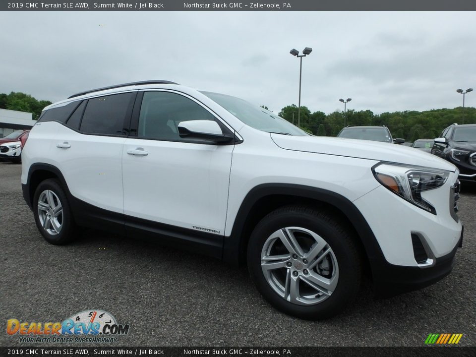 Summit White 2019 GMC Terrain SLE AWD Photo #3