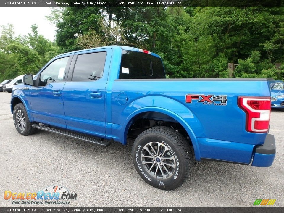 2019 Ford F150 XLT SuperCrew 4x4 Velocity Blue / Black Photo #4