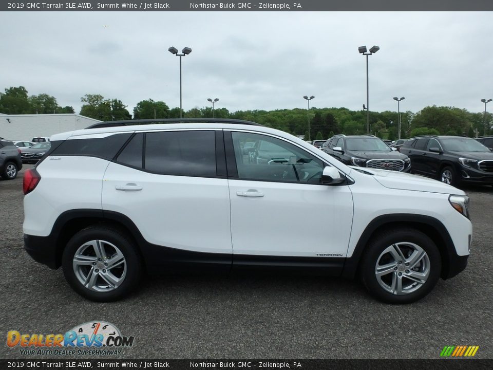 Summit White 2019 GMC Terrain SLE AWD Photo #4