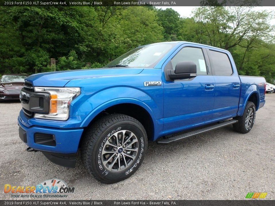 2019 Ford F150 XLT SuperCrew 4x4 Velocity Blue / Black Photo #6