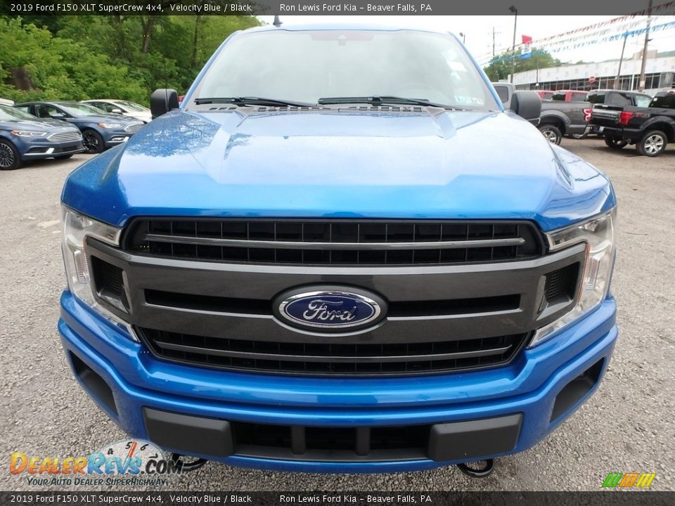 2019 Ford F150 XLT SuperCrew 4x4 Velocity Blue / Black Photo #7