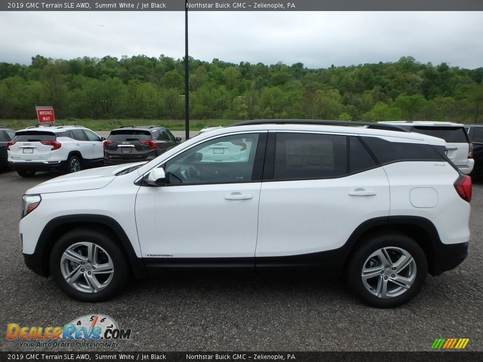 Summit White 2019 GMC Terrain SLE AWD Photo #9