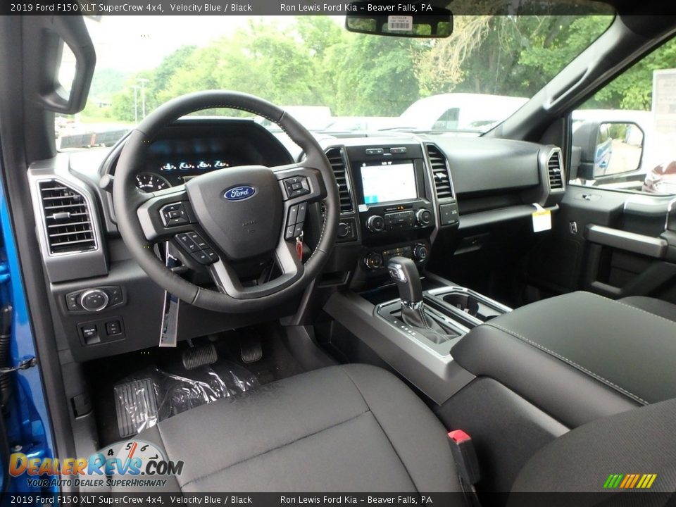 2019 Ford F150 XLT SuperCrew 4x4 Velocity Blue / Black Photo #13