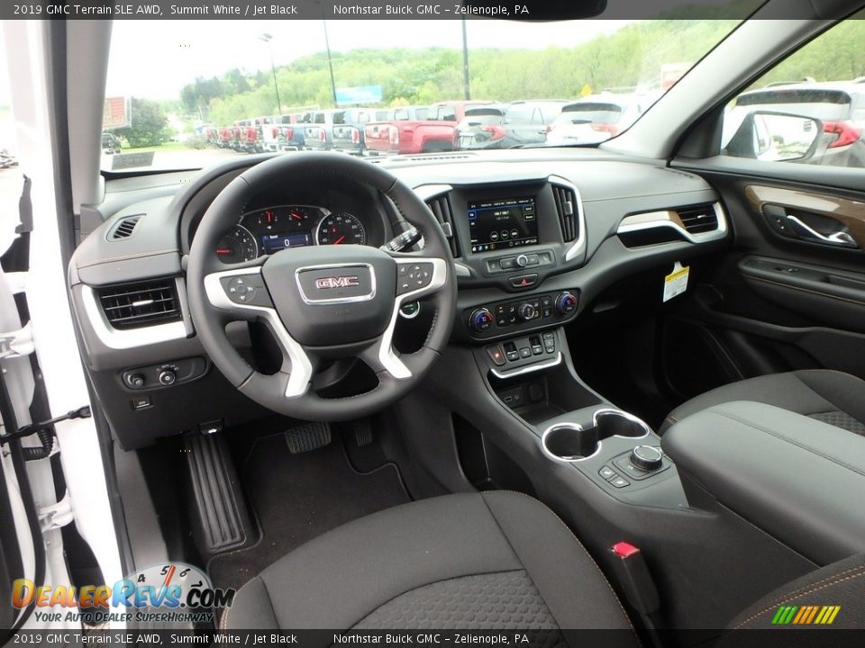 Jet Black Interior - 2019 GMC Terrain SLE AWD Photo #13