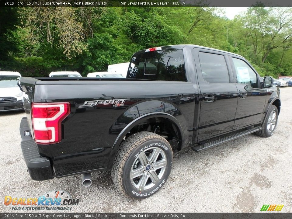 2019 Ford F150 XLT SuperCrew 4x4 Agate Black / Black Photo #2