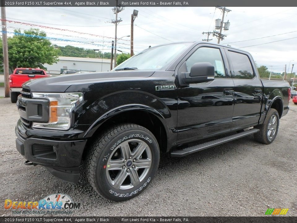 2019 Ford F150 XLT SuperCrew 4x4 Agate Black / Black Photo #6