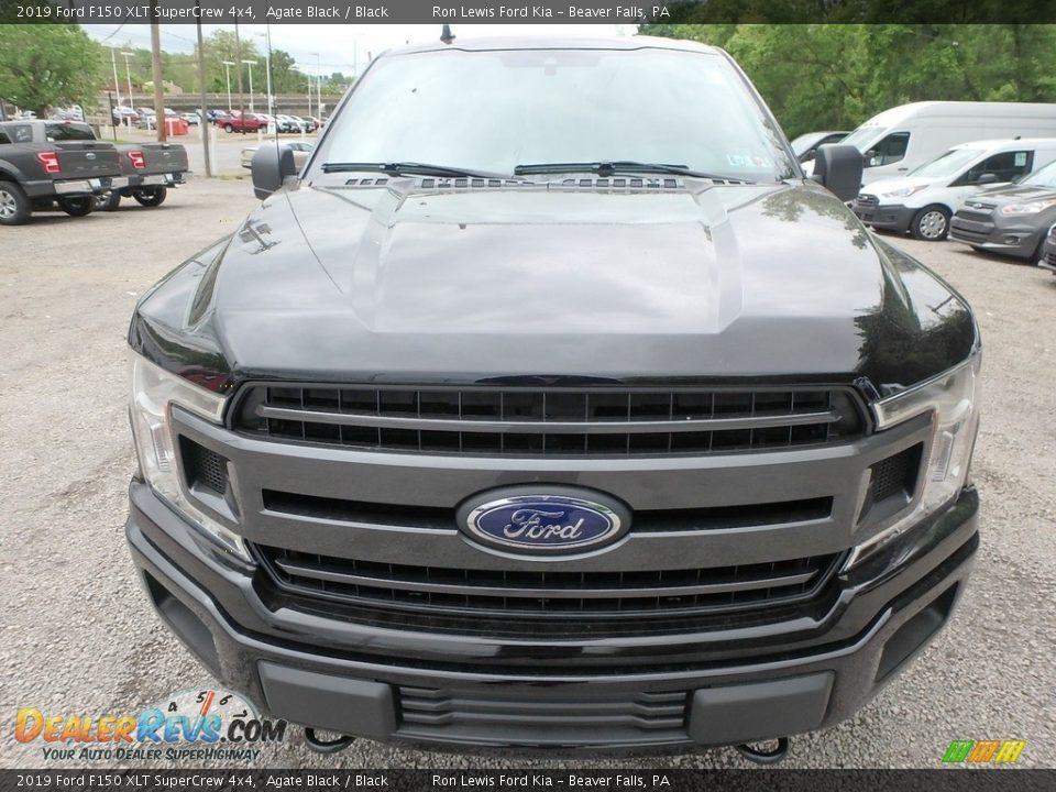 2019 Ford F150 XLT SuperCrew 4x4 Agate Black / Black Photo #7