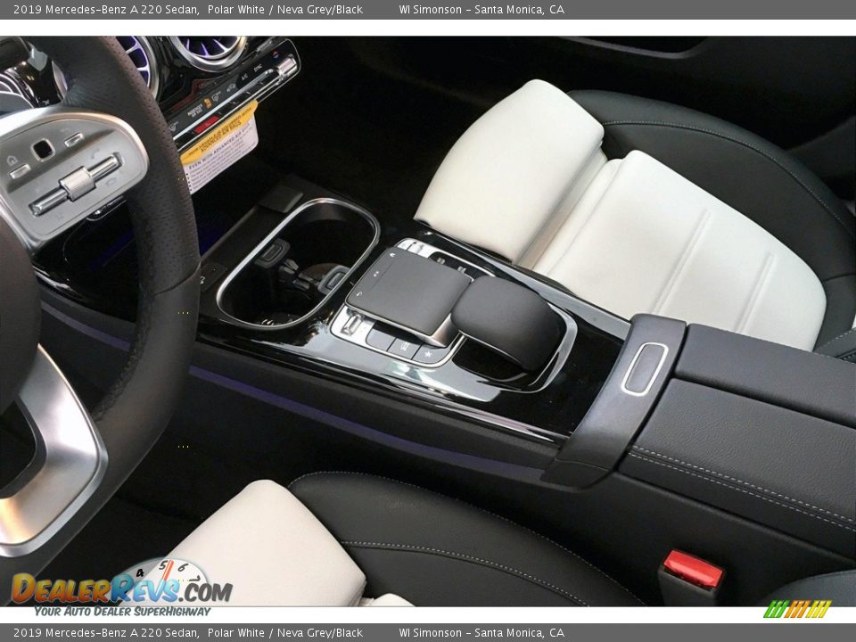2019 Mercedes-Benz A 220 Sedan Polar White / Neva Grey/Black Photo #7