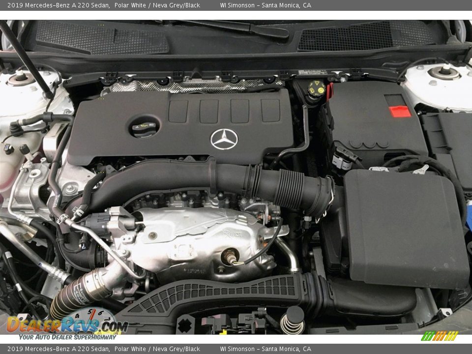 2019 Mercedes-Benz A 220 Sedan Polar White / Neva Grey/Black Photo #8