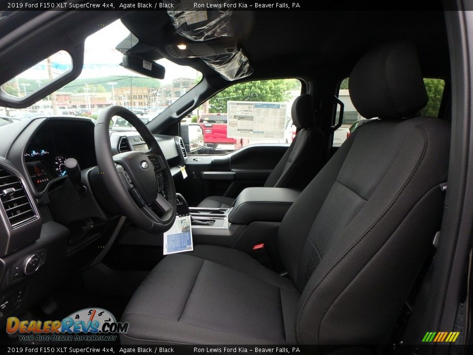 2019 Ford F150 XLT SuperCrew 4x4 Agate Black / Black Photo #10