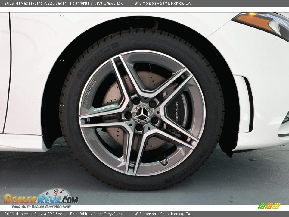 2019 Mercedes-Benz A 220 Sedan Polar White / Neva Grey/Black Photo #9