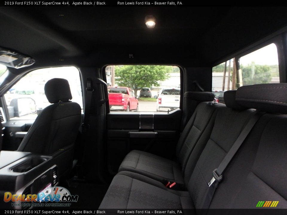 2019 Ford F150 XLT SuperCrew 4x4 Agate Black / Black Photo #12