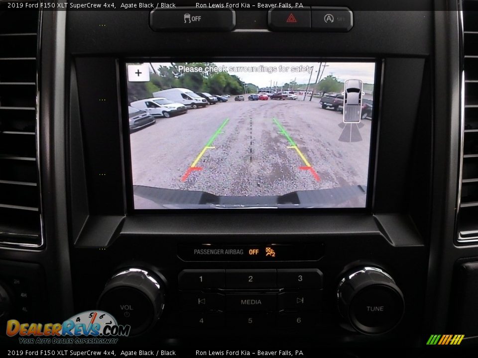2019 Ford F150 XLT SuperCrew 4x4 Agate Black / Black Photo #18